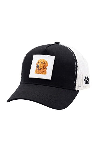 All animals Șapcă de baseball tip trucker din plasă, cu imprimeu Golden Retri...