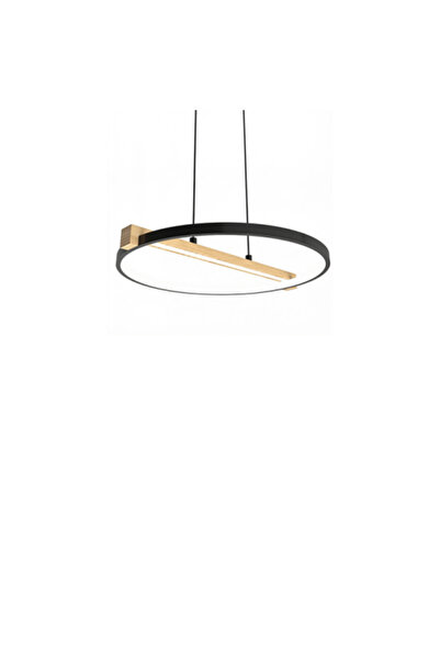 ٍSiera Light Jo Ring Chandelier Black and Wooden E 102