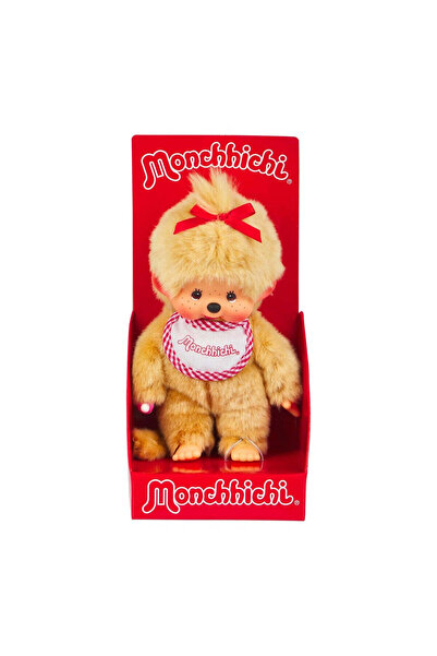 Sekiguchi Monchhichi Beige Girl with Bib