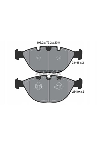 TEXTAR 2344801 KLOCKI HAM. BMW P. E65 01- 745D/X5 E53 4.4-4.8