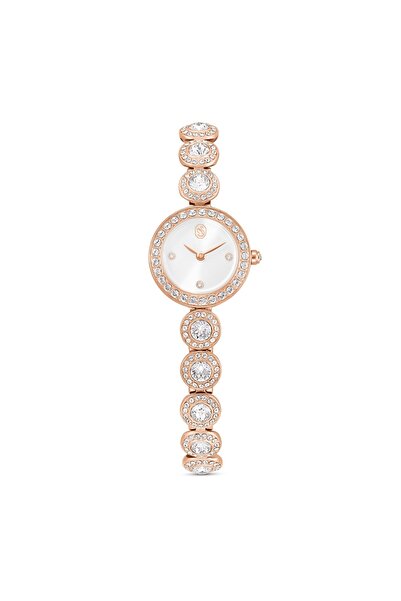 Swarovski Una Angelic Saat, Kristal bileklik, Rose Altın tonu, Pembe altın re...