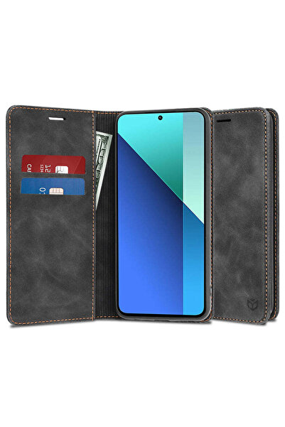 Techsuit Husă pentru Xiaomi Redmi Note 13 4G, Confy Cover, negru - negru