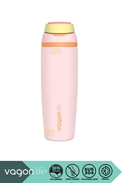 Vagonlife 800ml New Collection Solid Color 6-Hour Hot/Cold Stainless Steel Th...