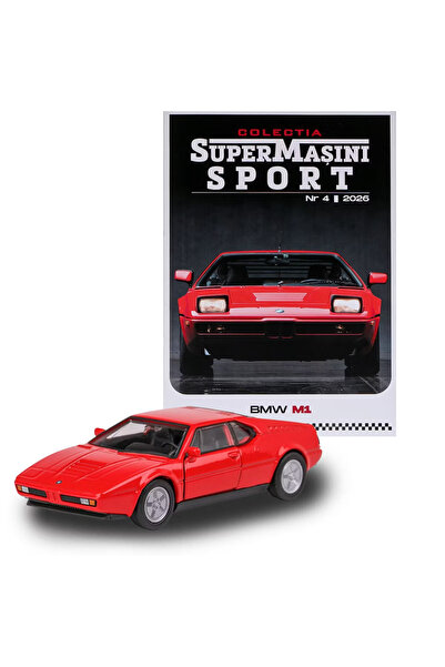 WELLY Sigilat- BMW M1- Colectia Supermasini Sport 2026- Nr.4- Scara 1:34-1:39