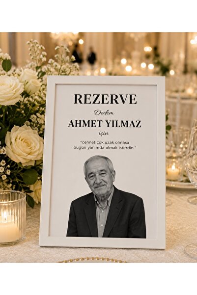 AY AN STUDYO Vefat Eden Kişiye Özel Rezerve Tablosu