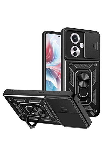 Techsuit Husă pentru OPPO Reno11 F, Seria CamShield, albastru - negru
