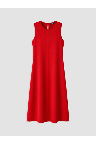 LC Waikiki Trendlucky Plus Size A-Line Dress with Difference