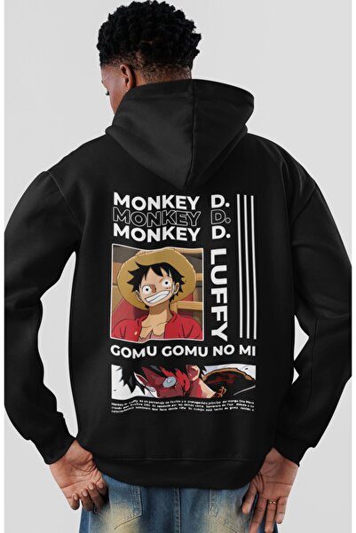 SEVBANO One Piece Monkey D. Luffy Gear 5 Anime Φούτερ με στάμπα στην πλάτη, U...