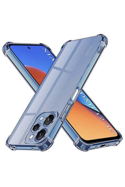 Techsuit Husă pentru Xiaomi Redmi 12 4G, din silicon transparent, rezistentă ...