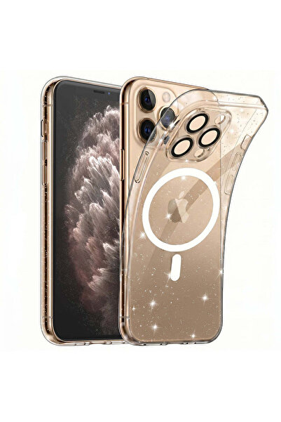 Techsuit Case for iPhone 11 Pro, SparkleSkin MagSafe Series, transparent - tr...