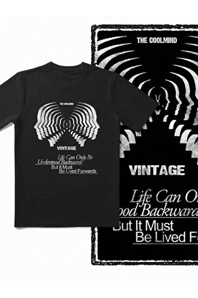 NOURAM تي شيرت Coolmind ZG036 Retro Street حصري بتصميم جرافيك رائع للجنسين، ت...