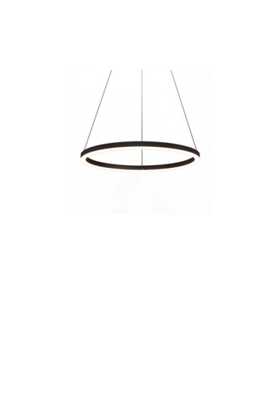Siera Chandelier Ring Light Black and Warm Light 9063