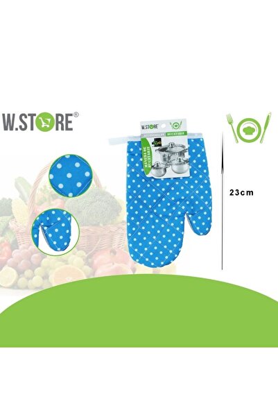 Re Mănușă de bucătărie izolantă împotriva căldurii, lungime 23 cm, material t...