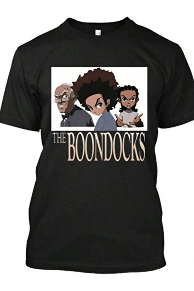 9JY تي شيرت NWT The Boondocks Animated Sitcom Cartoon Graphic مقاس S-4XL