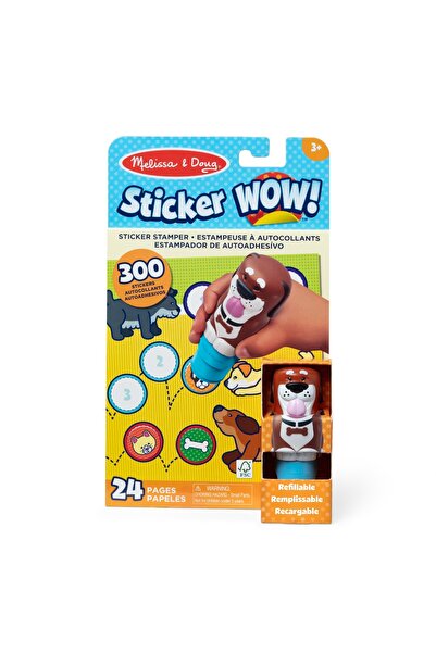 Melissa & Doug Set activitatati cu autocolante si stampila, Melissa & Doug, S...