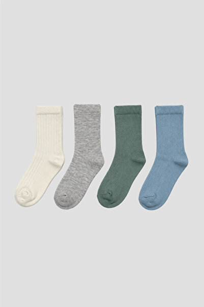 Defne Baby Boys' Premium Cotton Basic Sock Set