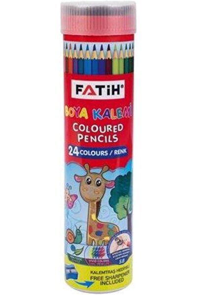 Yıldızan Albemo 24 Colors Full Size Tube Crayons 888483