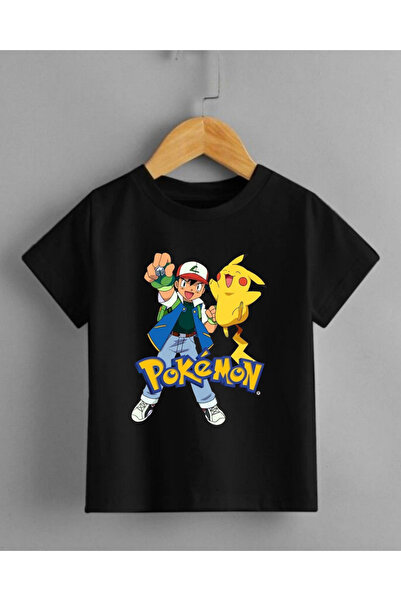 haha Pokemon Printed T-Shirt for Boys