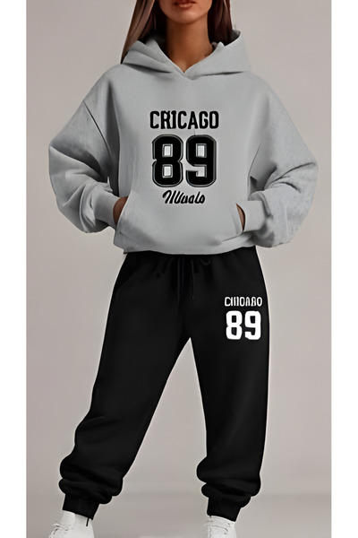 EFFRENATU Unisex Character Hooded Sweatshirt Set - Face and All-Over Surface ...