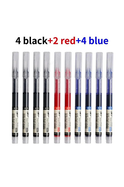 Choice3 4black-4blue-2red Needle-Point Gel Pens – Smooth Quick-Dry Liquid Ink...