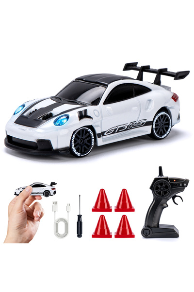 Choice15 سيارة تحكم عن بعد عالية السرعة 1180WT بمقياس 1/64 مع إضاءة، نظام تحك...