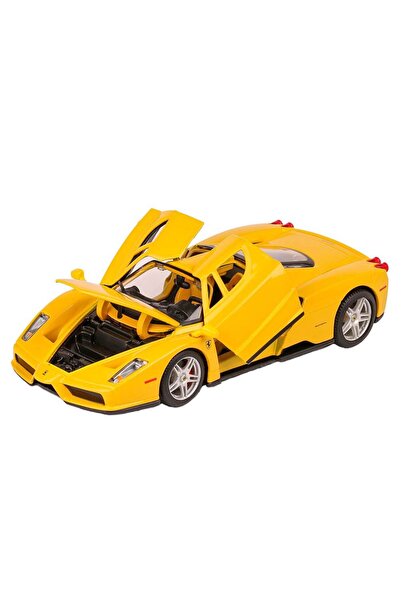 BBURAGO Sigilat- Ferrari Enzo 2004 Galben- Scara 1:24-