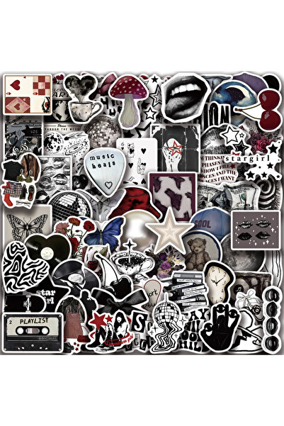 choice2 100Pcs B 100Pcs Multi-Style Y2K Downtown Girls Stickers, DIY Decor De...