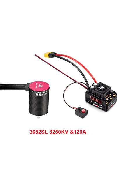 choice2 3652SL 3250KV 120A HobbyWing QuicRun WP 10BL120 G2 120A وحدة تحكم سرع...