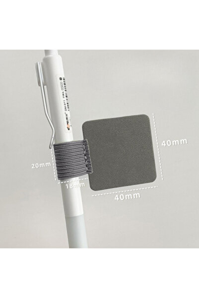 Choice3 Gray 1/5Pack Elastic Pen Loop Holder for Notebooks Journals Planners ...