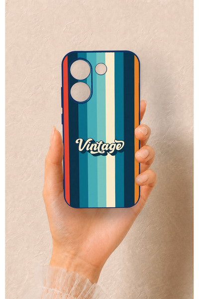 Vip Case Poco X8 Pro Uyumlu Vintage Desenli Silikon Kılıf