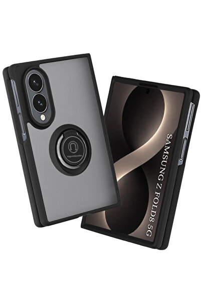KleVero Θήκη κινητού για Samsung Galaxy Z Fold8, Glinth, Μαύρο