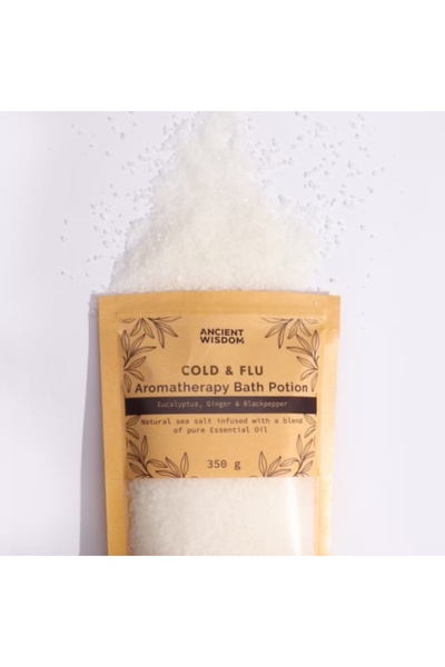 Ancient Wisdom s.r.o. Aromatherapy Bath Salt Cold & Flu 350 g – Ancient Wisdo...