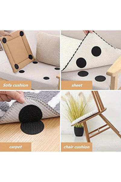 CATEKSSS 10 lu Paket Yapışkanlı Cırtcırtlı Halı Örtü Kaydırmazı
