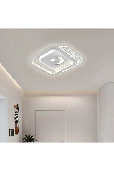 OEM Lampă de tavan LED PERU 39W, 2 pătrate, reglabilă Rece/Cald/Neutru, Negru