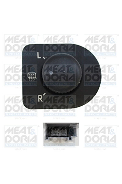 MEATDORIA Comutator, Reglarea Oglinzilor Exterioare Fata Stanga 206027 Vw Bor...