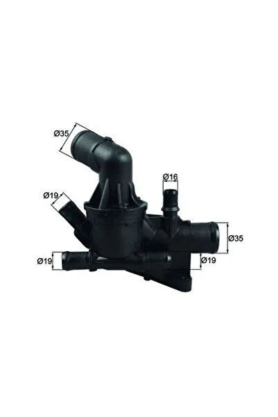 MAHLE Termostat,Lichid Racire Th5480 Nissan 10-Trail 3/Qashqai 1/Qashqai 2 Re...