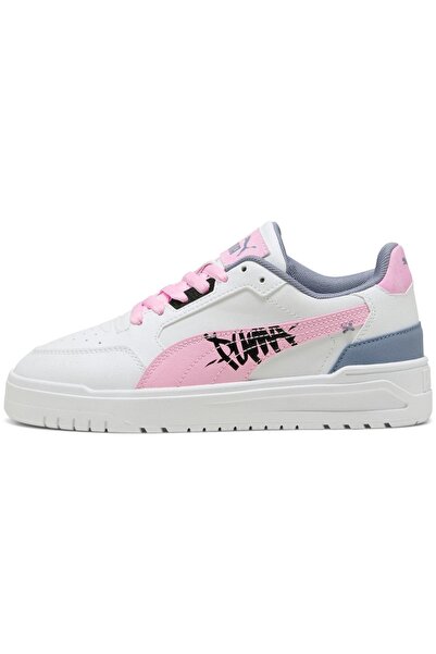 Puma Sneakers Shuffle Downtown Lo Mid 90s Jr, White, Kids