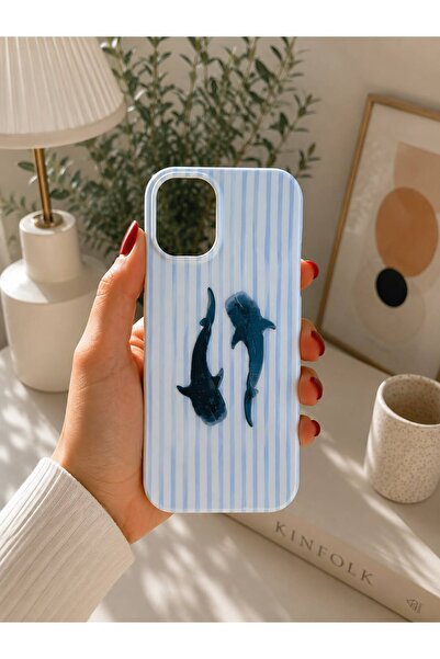 lirius.co İphone 13/14/15 Uyumlu Silikon Içi Kadife Lansman Desenli Premium T...