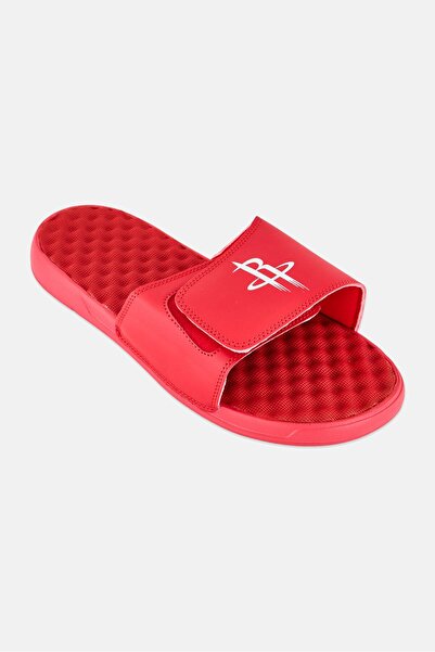 iSlide Men Houston Rockets Primary Slip On Slides, Red