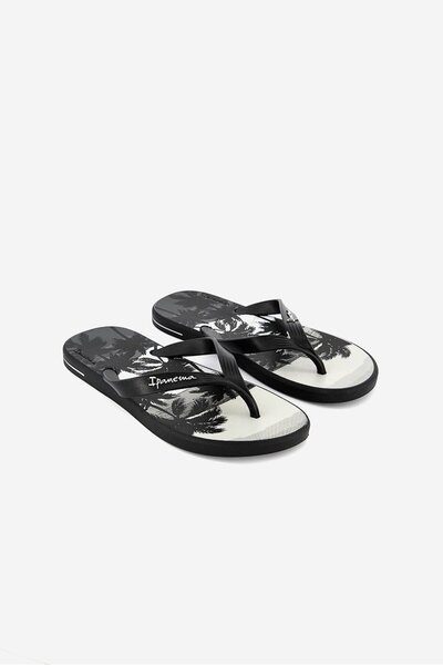 İpanema Men Temas Slippers, Black and Grey