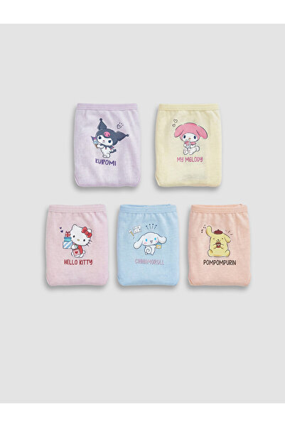 LC Waikiki Chiloți licențiați pentru fete Hello Kitty și Prietenii, pachet de 5