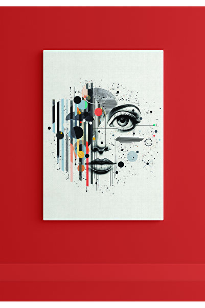 VECTORART Beauty face | Decorative Wall Frame | Premium Sticker & Lamination ...