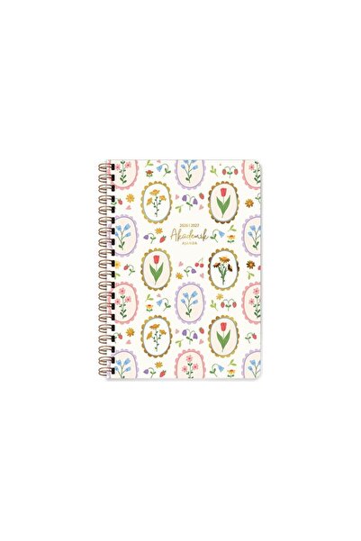 KESKİN COLOR Akademik Ajanda 17 X 24Cm Spiralli - Çiçek 600210-99
