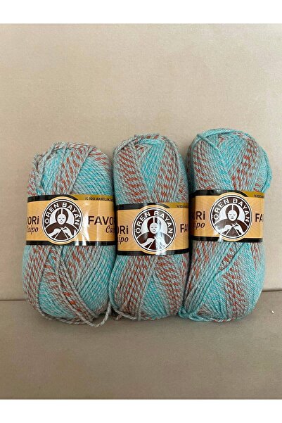 Ören Bayan Favori̇ Cai̇po Knitting Yarn - 222 / 2025-05 Green - the Price Is ...