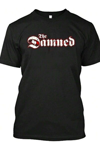 2BIR جديد! تي شيرت شعبي بتصميم The Damned English Music Graphic Art Vintage L...