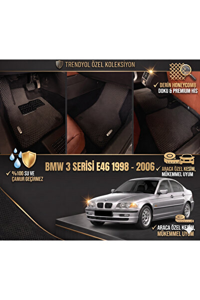8D OTO PASPASI BMW 3 SERİSİ E46 1998 - 2006 PREMİUM ARACA ÖZEL EVA PASPAS TAK...
