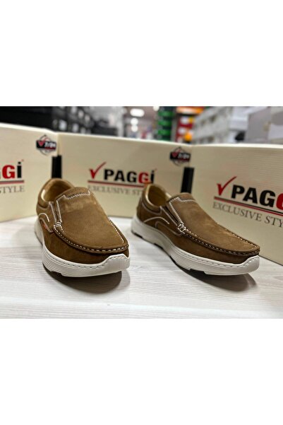 Paggi 804 Genuine Leather Casual Comfortable Men's Shoes