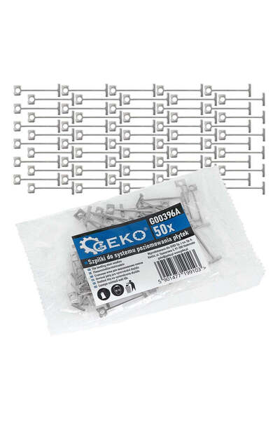 GEKO Set de pini interschimbabili pentru sistem de nivelare a plăcilor cerami...