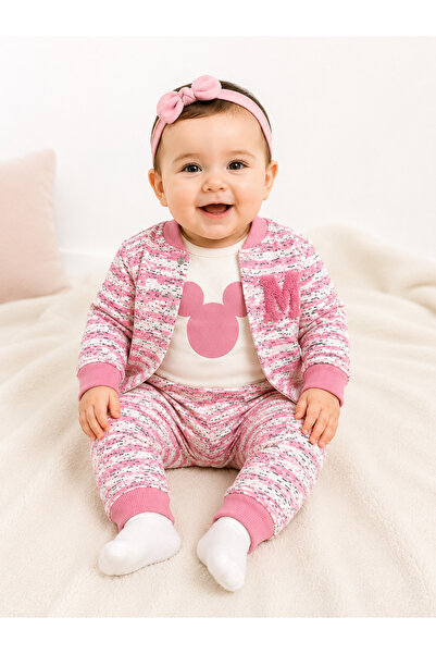 Milanlı Kids Baby Girl 3-Piece Cotton Seasonal Set
