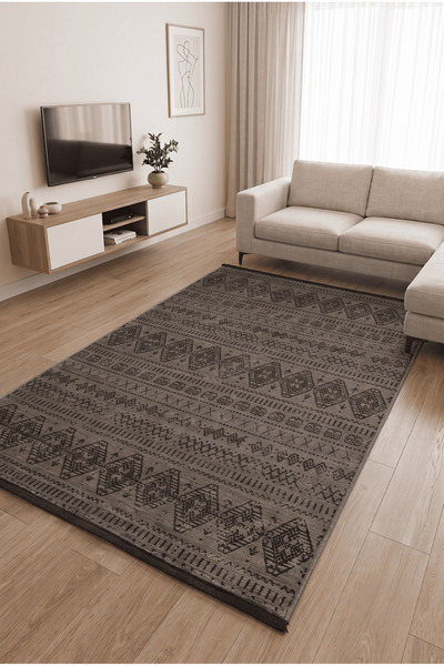 Anaska Home Şönil Halı Salon Halısı Mutfak Halısı Şönil Kilim Leke Tutmaz Hal...